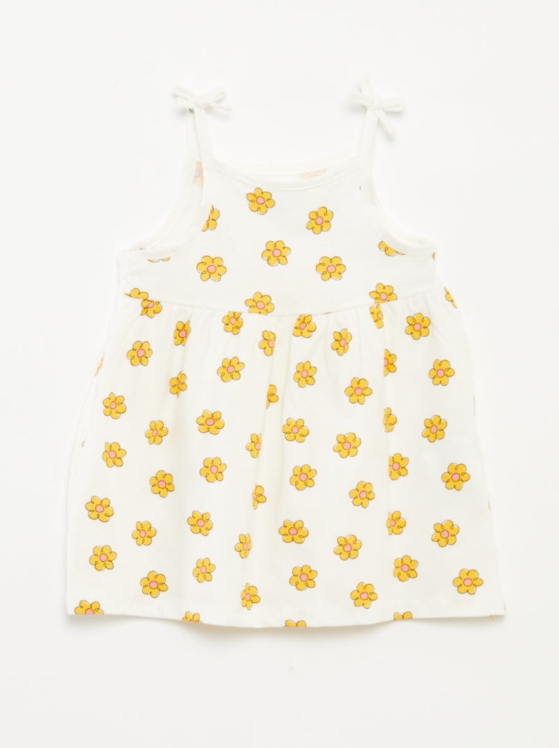 Lote de 2 vestidos leves com alças finas - 2 peças ROSA - Kiabi