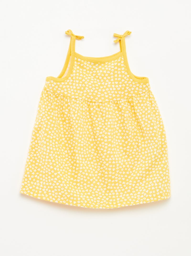 Lote de 2 vestidos leves com alças finas - 2 peças VIOLETA - Kiabi