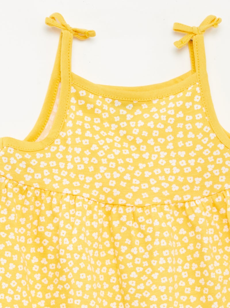 Lote de 2 vestidos leves com alças finas - 2 peças VIOLETA - Kiabi