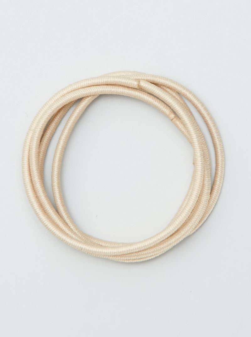 Lote de 20 elásticos finos AZUL - Kiabi