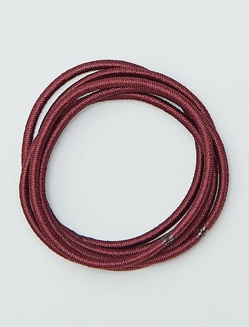 Lote de 20 elásticos finos