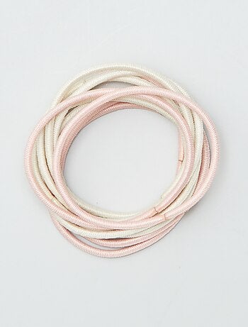 Lote de 20 elásticos finos