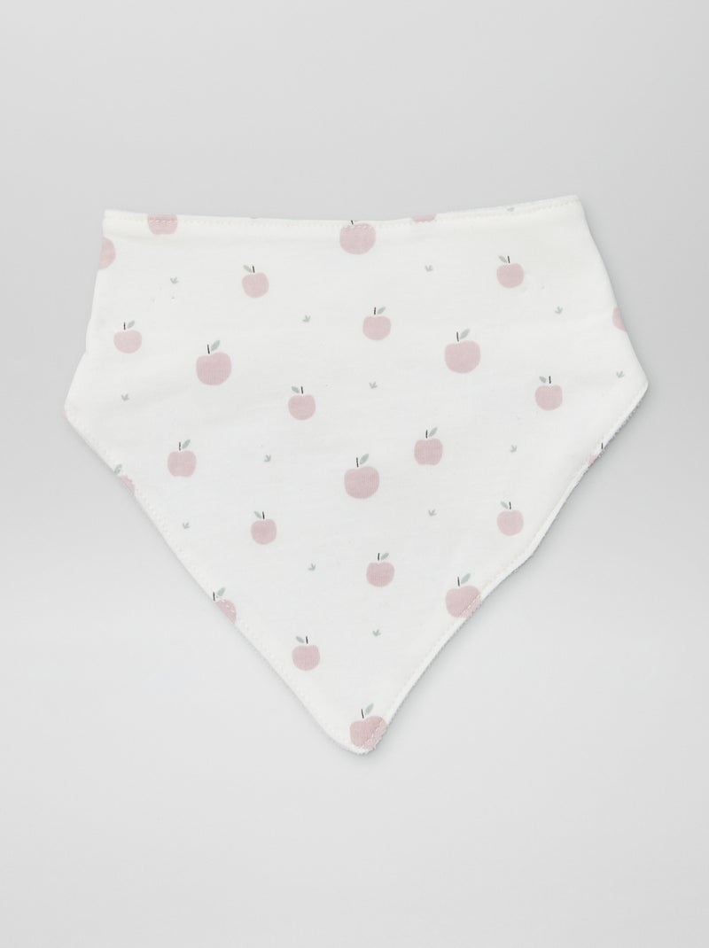 Lote de 3 babetes BRANCO - Kiabi