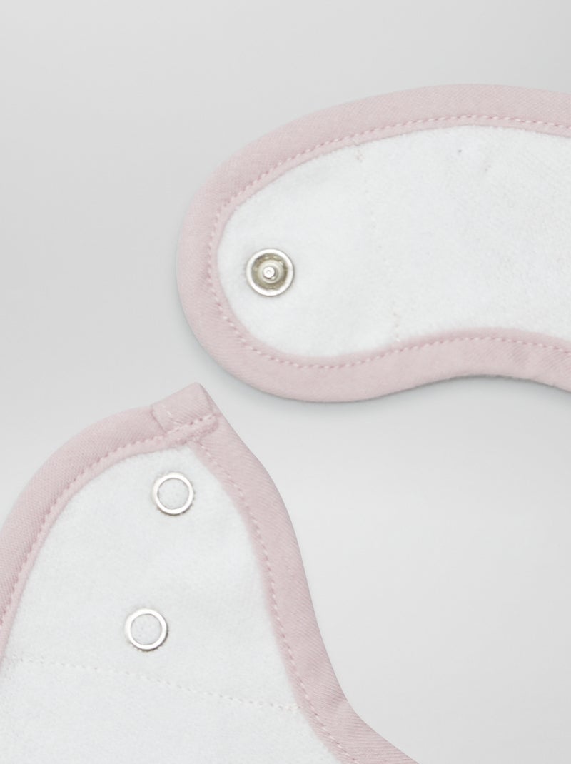 Lote de 3 babetes BRANCO - Kiabi