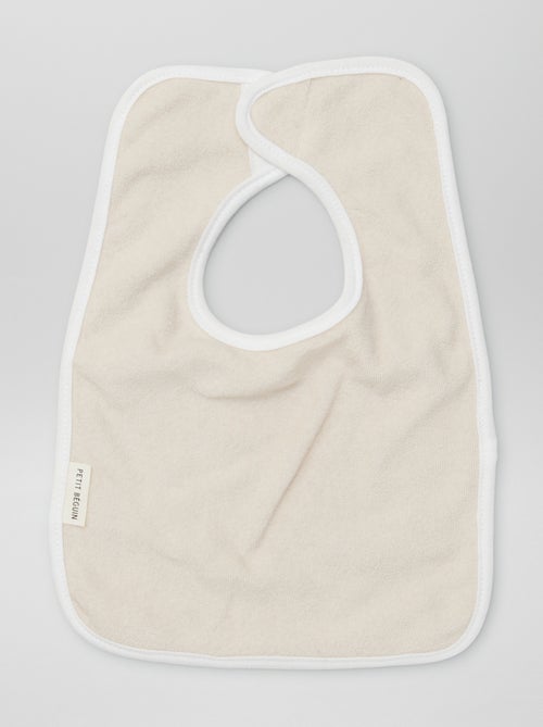 Lote de 3 babetes com tira de velcro - Kiabi