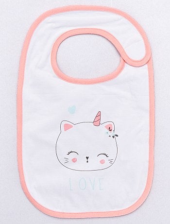 Lote de 3 babetes de algodão - Kiabi