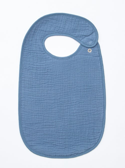 Lote de 3 babetes em gaze de algodão com forro em felpa - Kiabi