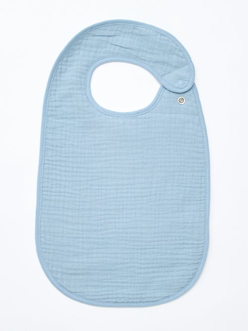 Lote de 3 babetes em gaze de algodão com forro em felpa - Kiabi