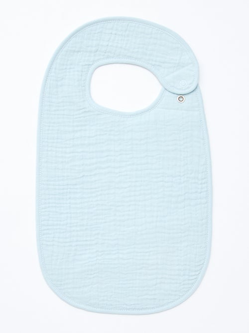 Lote de 3 babetes em gaze de algodão com forro em felpa - Kiabi