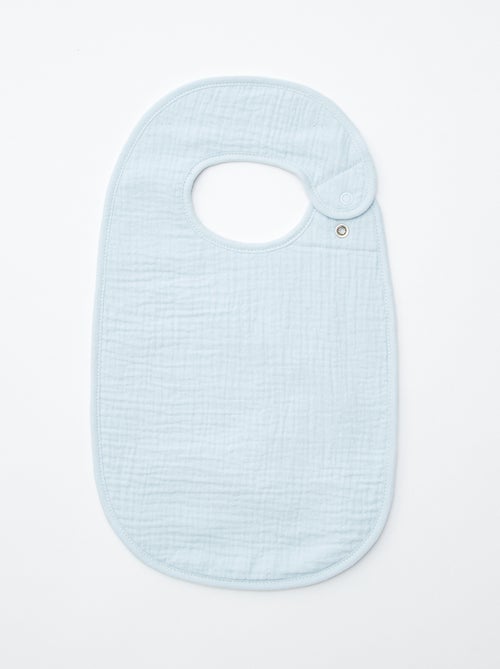 Lote de 3 babetes em gaze de algodão com forro em felpa - Kiabi