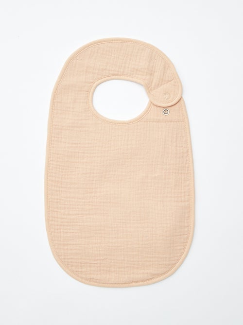 Lote de 3 babetes em gaze de algodão com forro em felpa - Kiabi