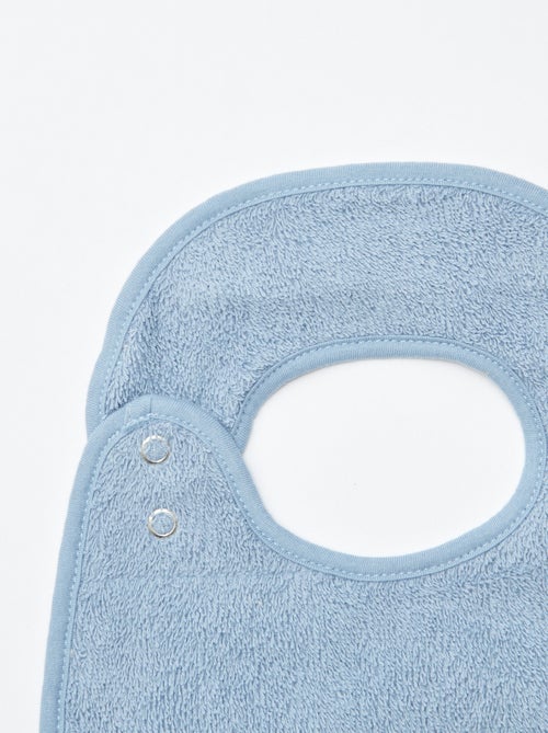 Lote de 3 babetes em gaze de algodão com forro em felpa - Kiabi