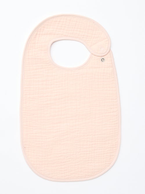 Lote de 3 babetes em gaze de algodão com forro em felpa - Kiabi