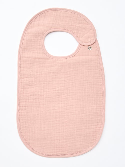 Lote de 3 babetes em gaze de algodão com forro em felpa - Kiabi