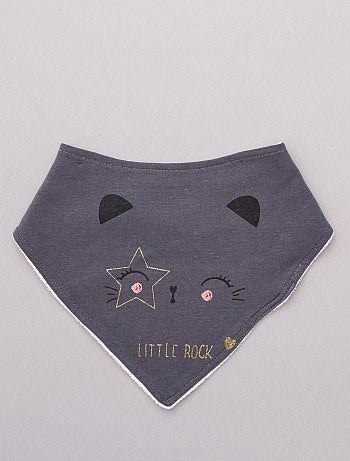 Lote de 3 babetes 'gato' - Kiabi