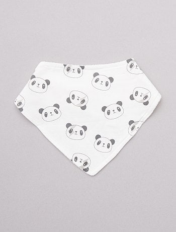 Lote de 3 babetes 'panda' - Kiabi