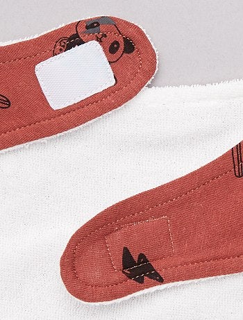 Lote de 3 babetes 'panda' - Kiabi