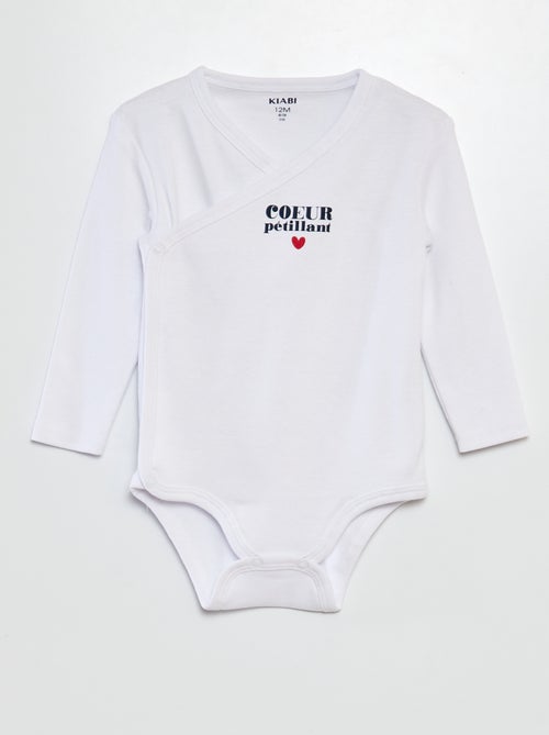 Lote de 3 bodies - Dia dos Namorados - Kiabi