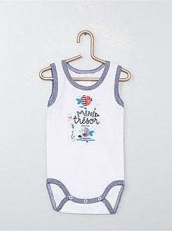 Lote de 3 bodies 'Absorba' sem mangas - Kiabi