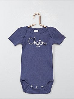 Lote de 3 bodies 'Absorba' tema 'gatinhos' - Kiabi