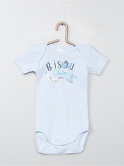 Lote de 3 bodies 'Absorba' tema 'gatinhos' - Kiabi