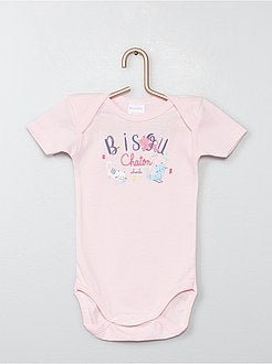 Lote de 3 bodies 'Absorba' tema 'gatinhos' - Kiabi