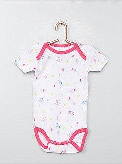 Lote de 3 bodies 'Absorba' tema 'gatinhos' - Kiabi