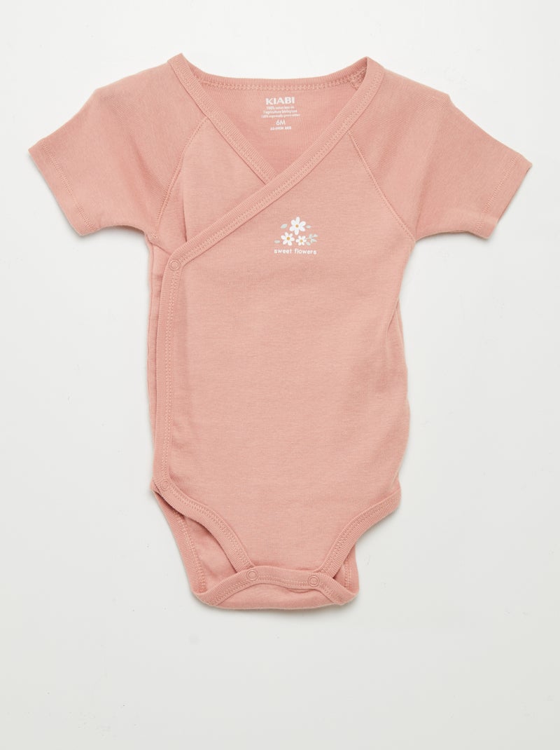 Lote de 3 bodies de fantasia BRANCO - Kiabi