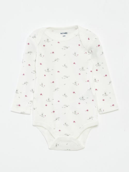 Lote de 3 bodies de manga comprida - Kiabi