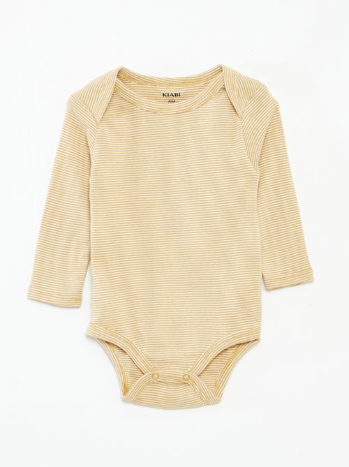 Lote de 3 bodies de manga comprida - Kiabi