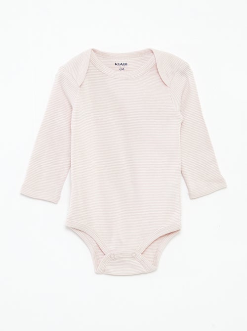 Lote de 3 bodies de manga comprida - Kiabi