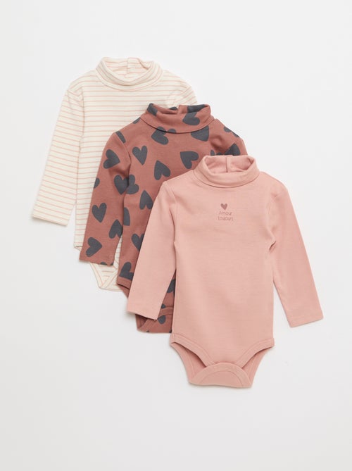 Lote de 3 bodies duráveis - Kiabi