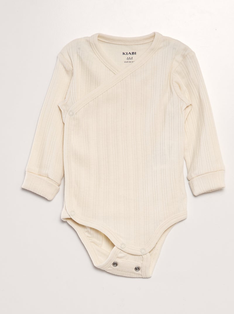 Lote de 3 bodies evolutivos AZUL - Kiabi