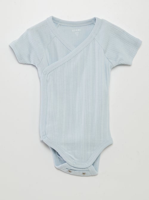 Lote de 3 bodies nervurados - Kiabi