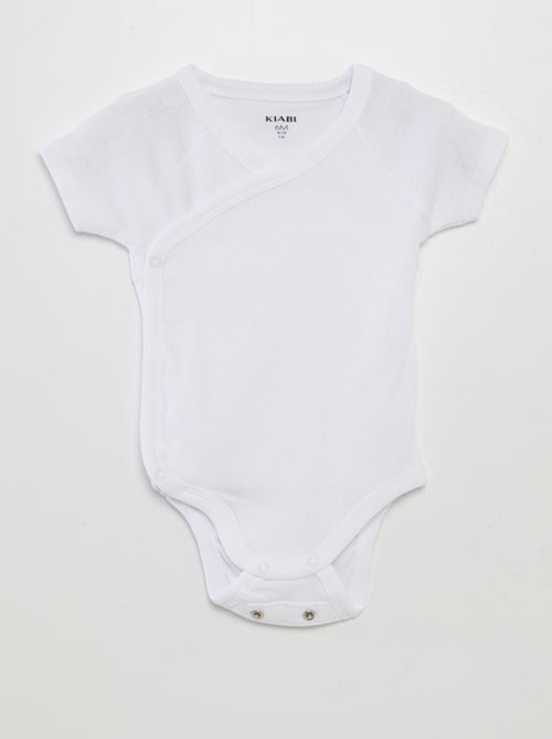 Lote de 3 bodies nervurados - Kiabi