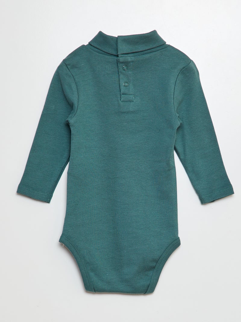 Lote de 3 bodies nervurados BRANCO - Kiabi