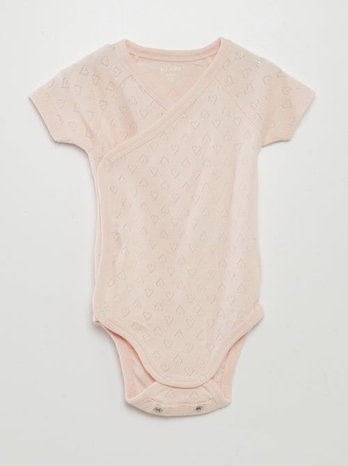 Lote de 3 bodies nervurados - Kiabi