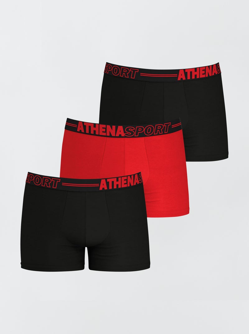 Lote de 3 boxers 'Athena' PRETO - Kiabi