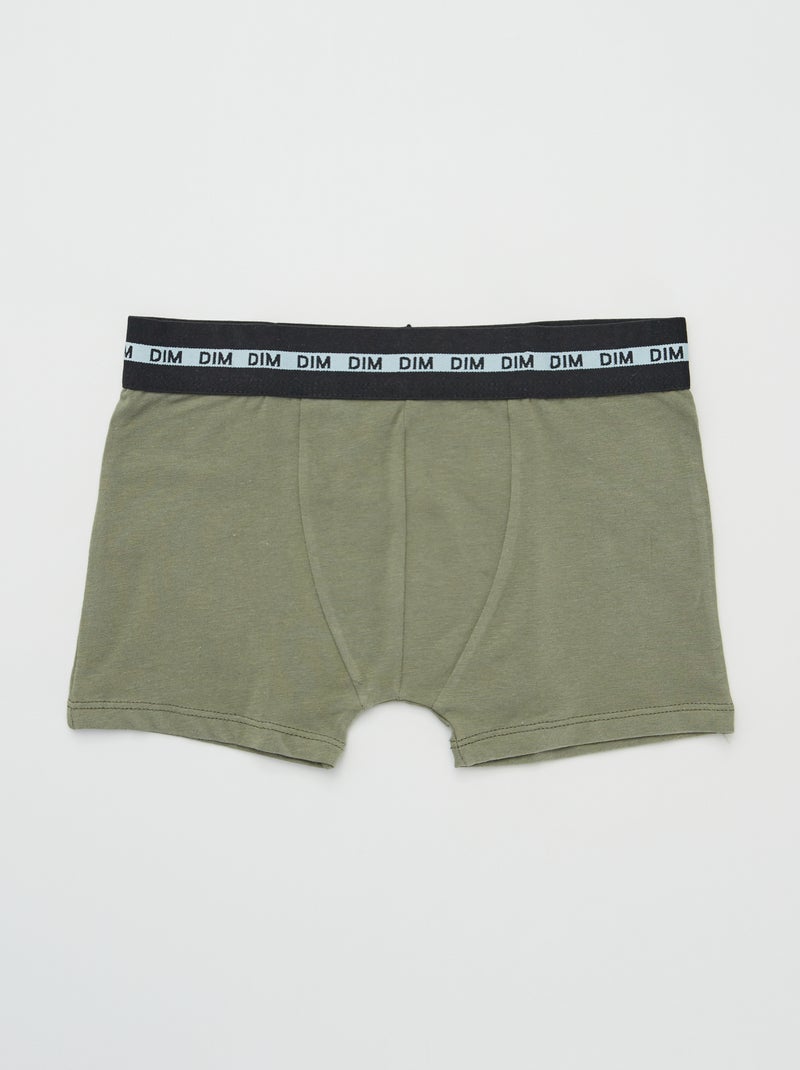 Lote de 3 boxers 'DIM' VERDE - Kiabi