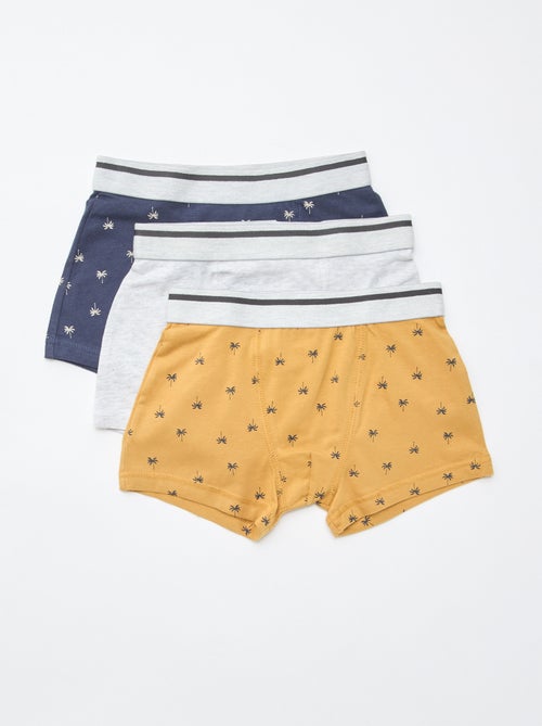 Lote de 3 boxers elásticos - Kiabi