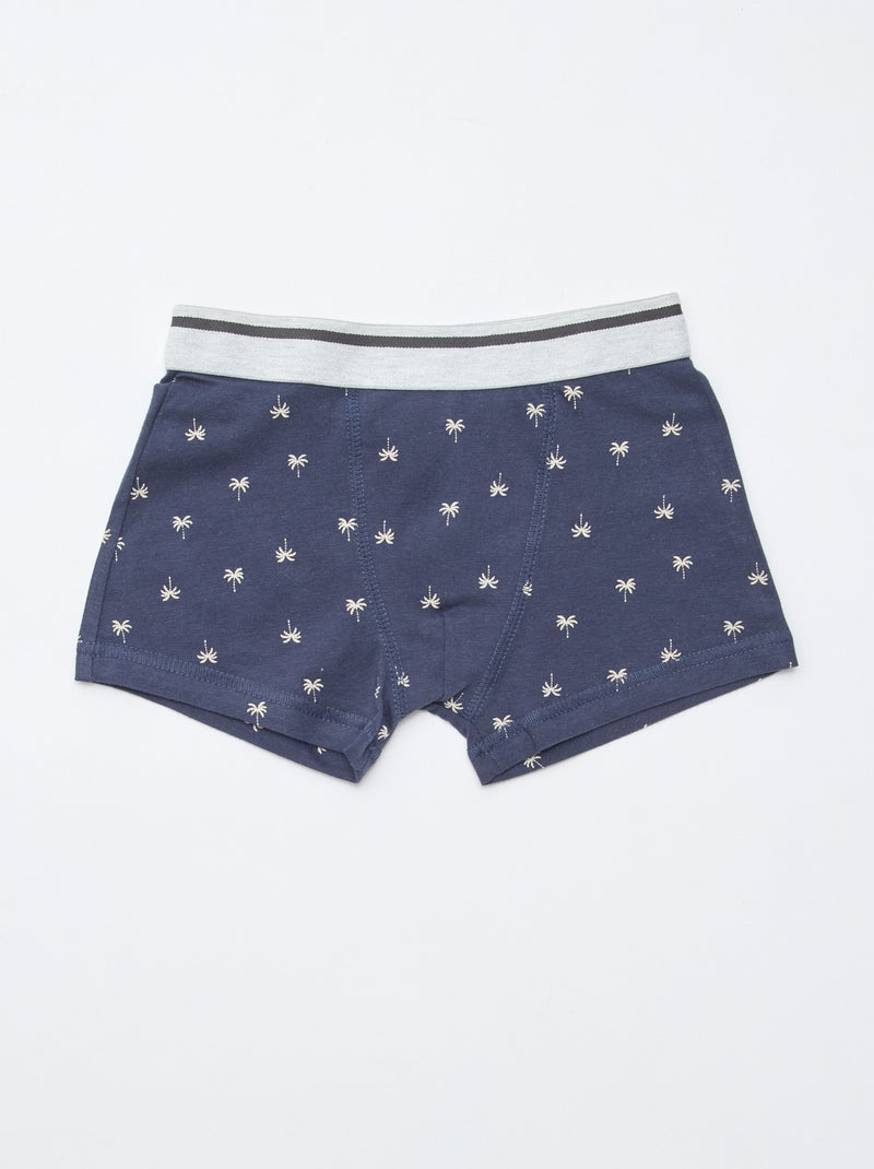 Lote de 3 boxers elásticos Amarelo - Kiabi