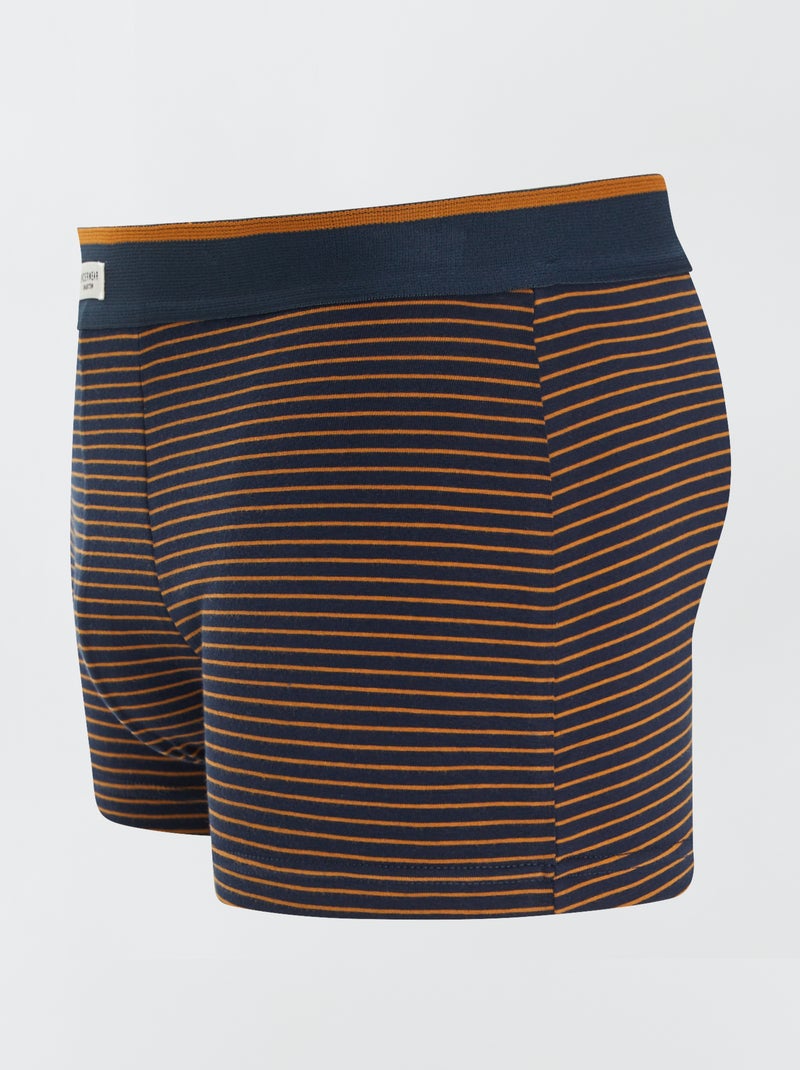 Lote de 3 boxers elásticos AMARELO - Kiabi