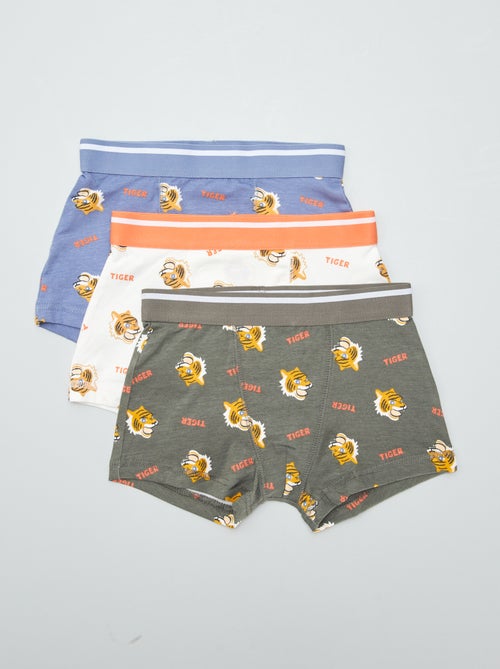 Lote de 3 boxers elásticos - Kiabi