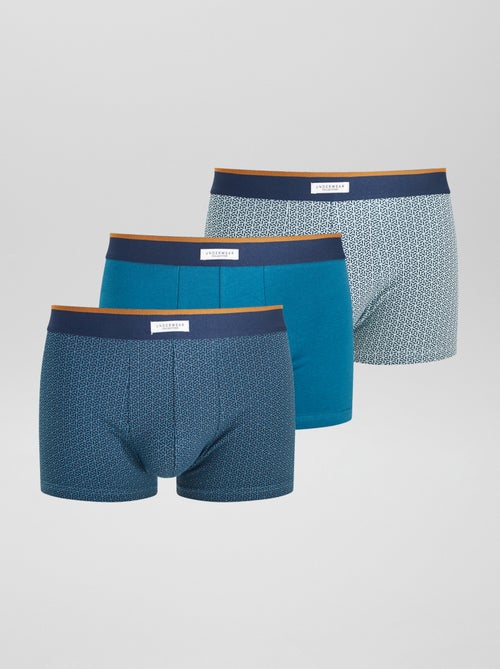 Lote de 3 boxers elásticos - Kiabi