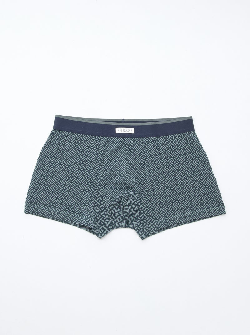 Lote de 3 boxers elásticos Caqui - Kiabi