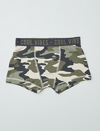 Pack de 3 boxers stretch
