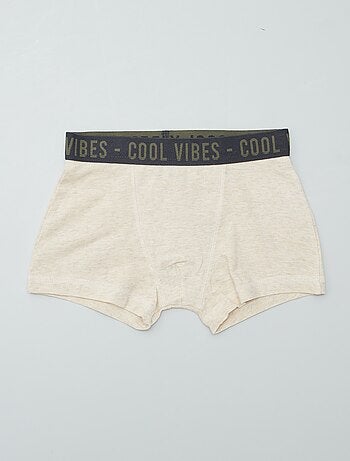 Pack de 3 boxers stretch