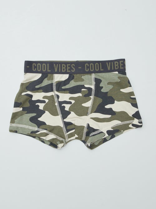 Lote de 3 boxers elásticos - Kiabi