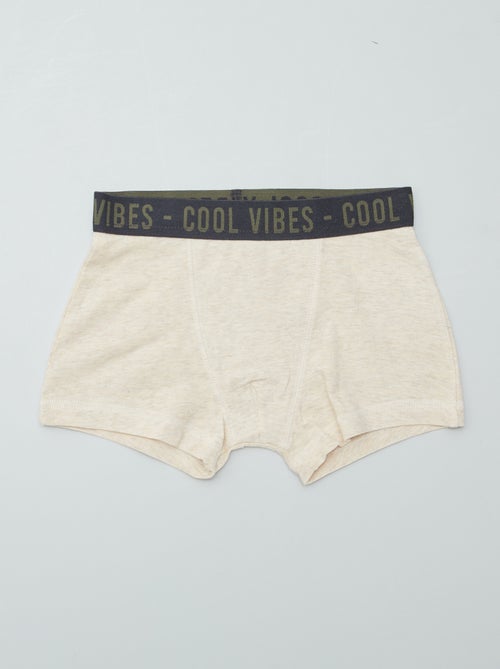 Lote de 3 boxers elásticos - Kiabi