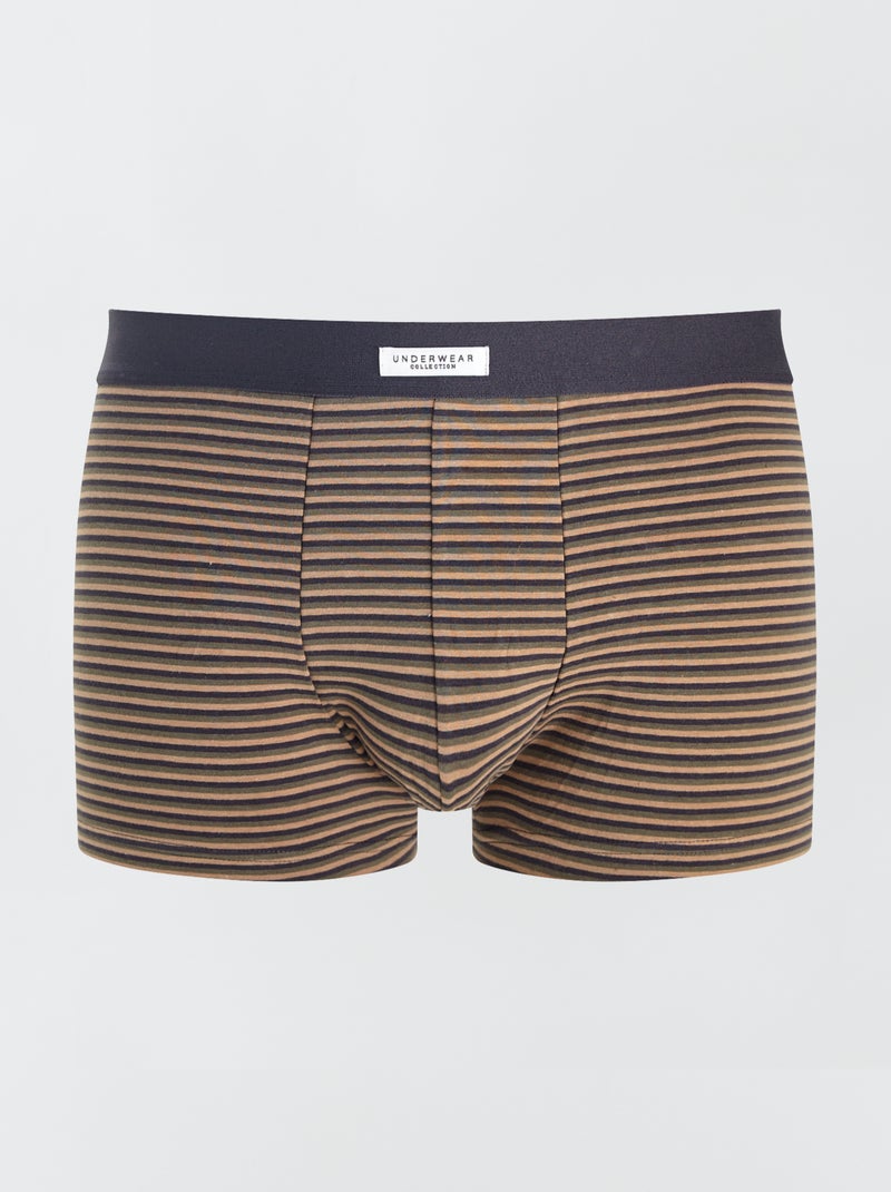 Libode Boxer Lote de 3 boxers elásticos - VERDE - 12.00€ - Kiabi